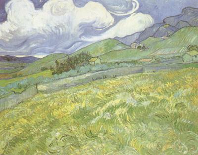 Vincent Van Gogh Mountainous Landscape behind Saint-Paul Hospital (nn04)